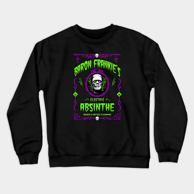 ABSINTHE MONSTERS 5 (BARON FRANKIE) Crewneck Sweatshirt by GardenOfNightmares